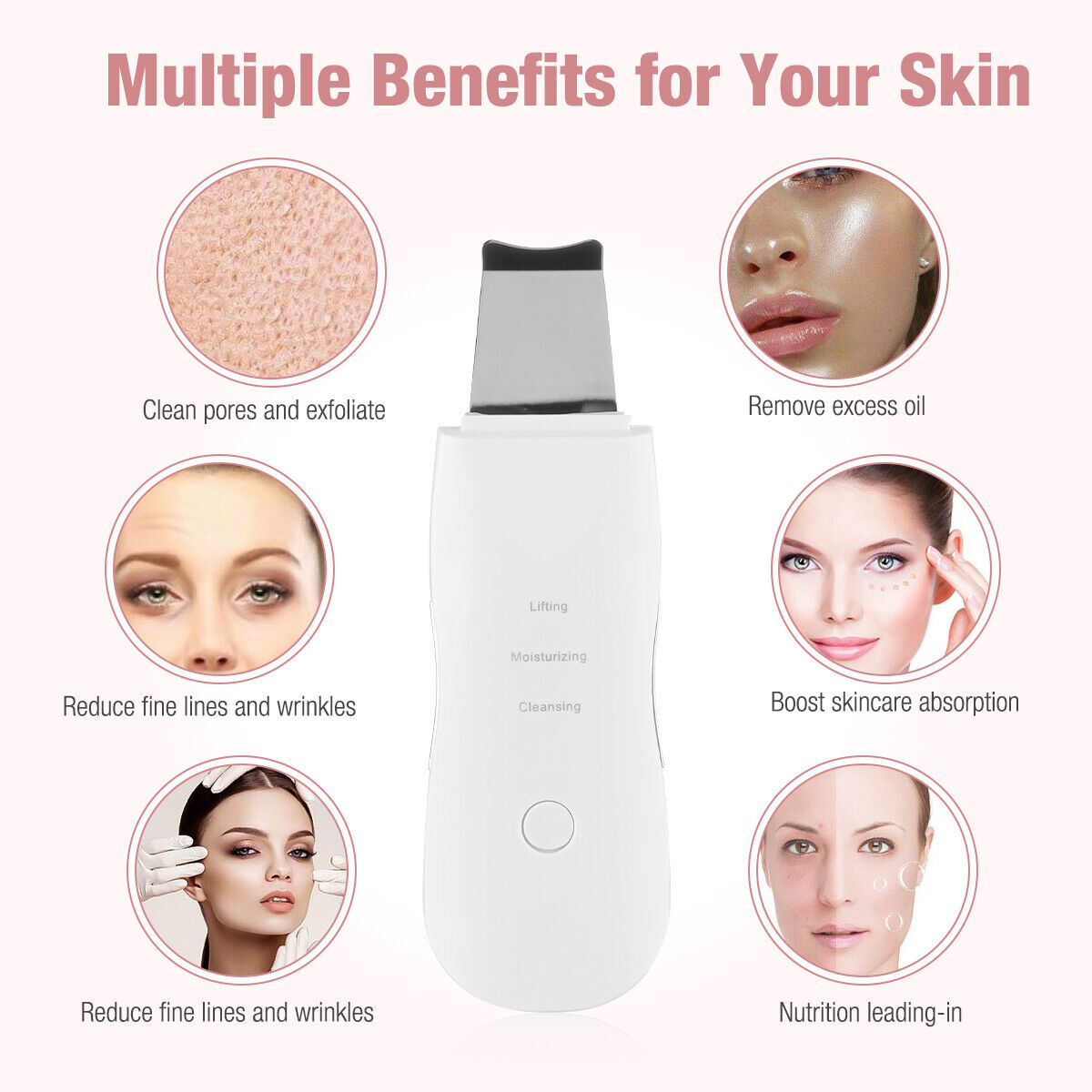 Revolutionize Your Skincare Routine with the Ultrasonic Skin Scrubber