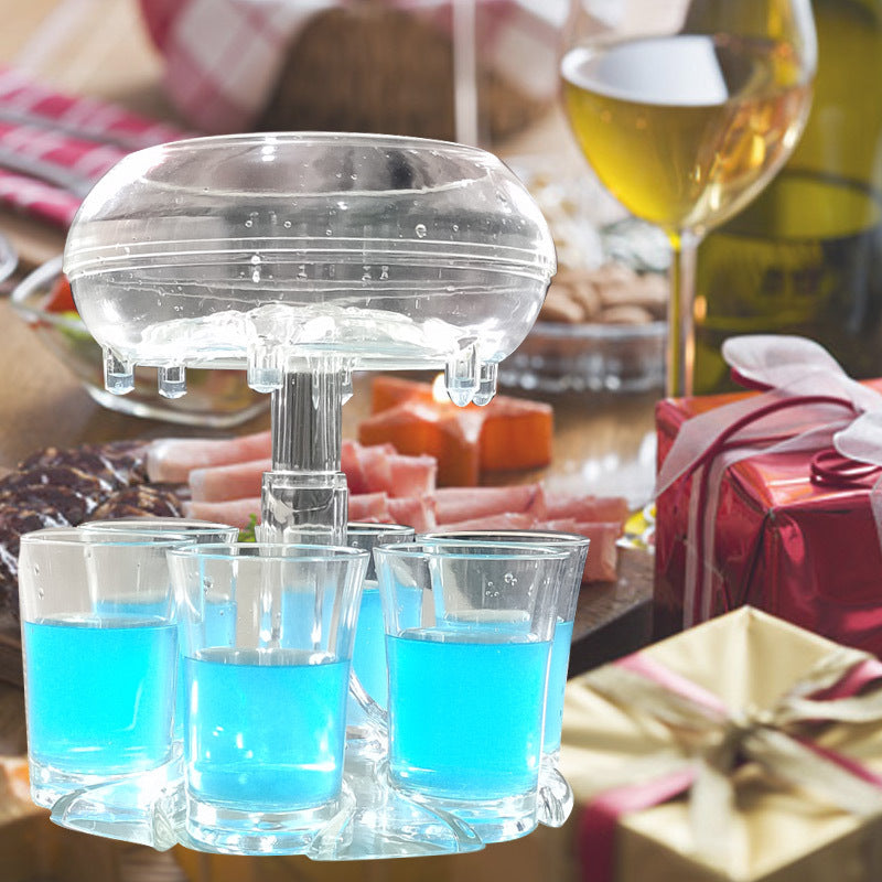 6-Shot Glass Dispenser Set - Party Essential