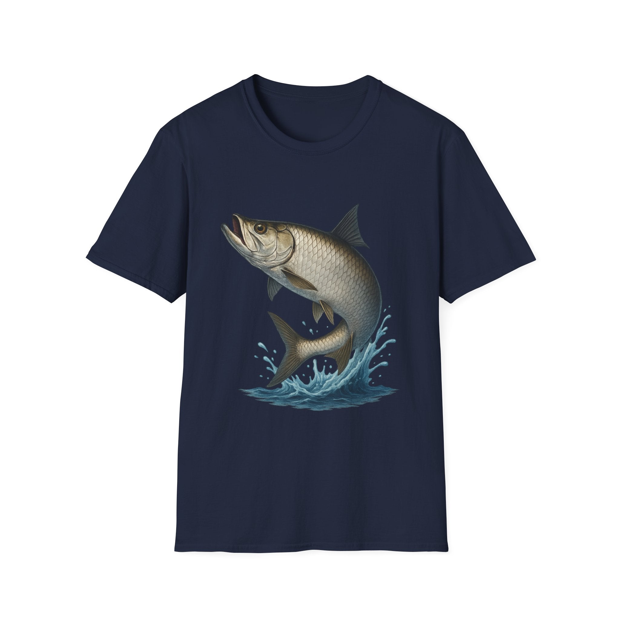 Tarpon Jump T-Shirt — Vintage Fishing Tee for Anglers
