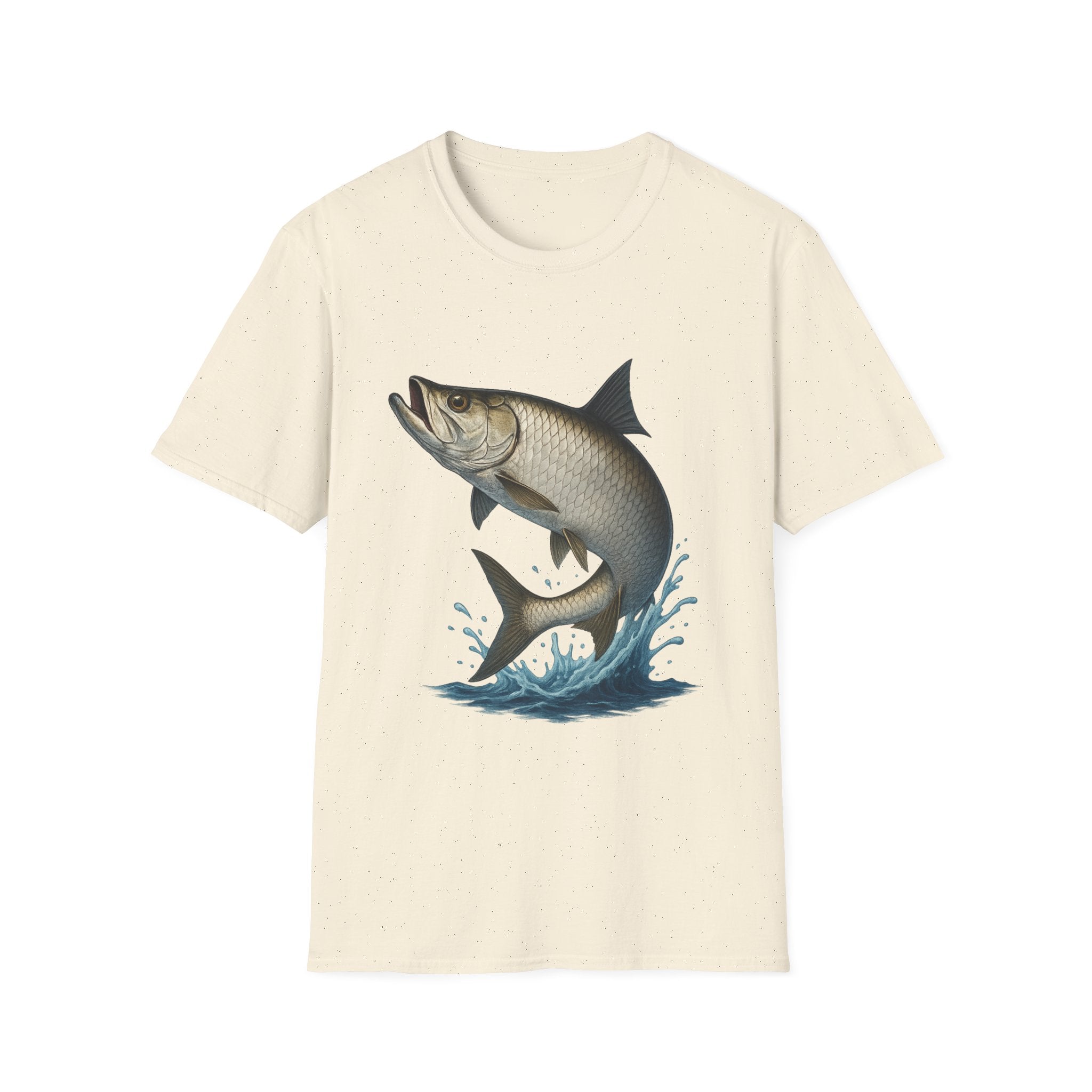 Tarpon Jump T-Shirt — Vintage Fishing Tee for Anglers