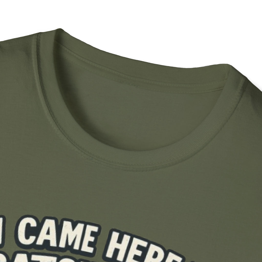 Fishing T-Shirt — "I Came Here To Catch Fish, Not These Hands" Funny Angler Tee