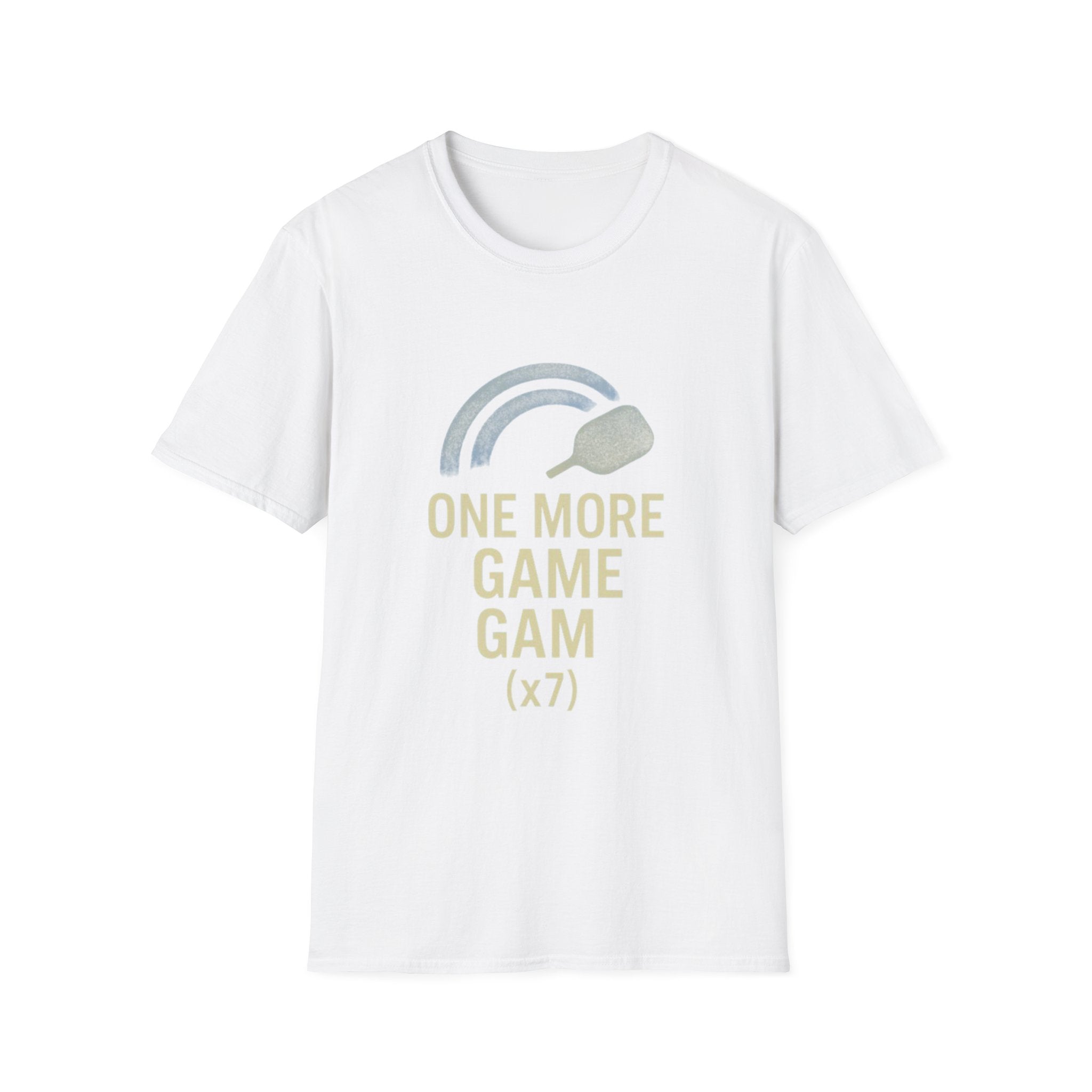 One More Game Pickleball Graphic T-Shirt