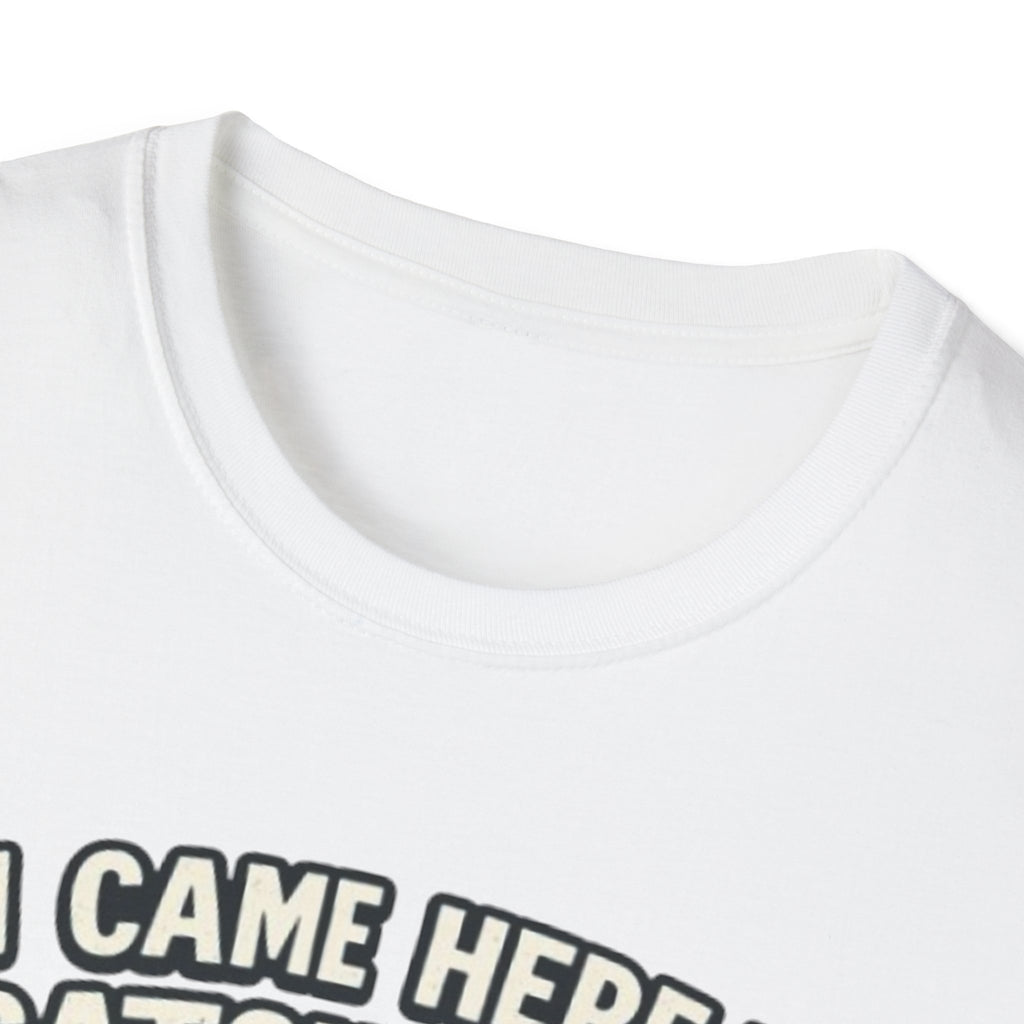 Fishing T-Shirt — "I Came Here To Catch Fish, Not These Hands" Funny Angler Tee