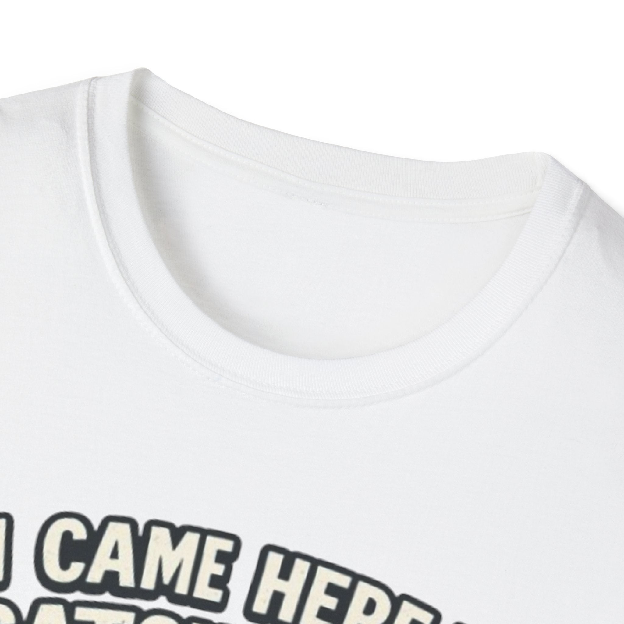 Fishing T-Shirt — "I Came Here To Catch Fish, Not These Hands" Funny Angler Tee