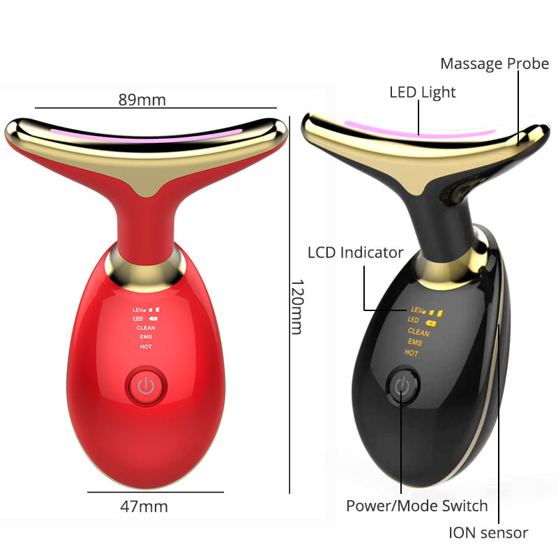 Revitalize Your Skin with EMS Thermal Neck Lifting Massager