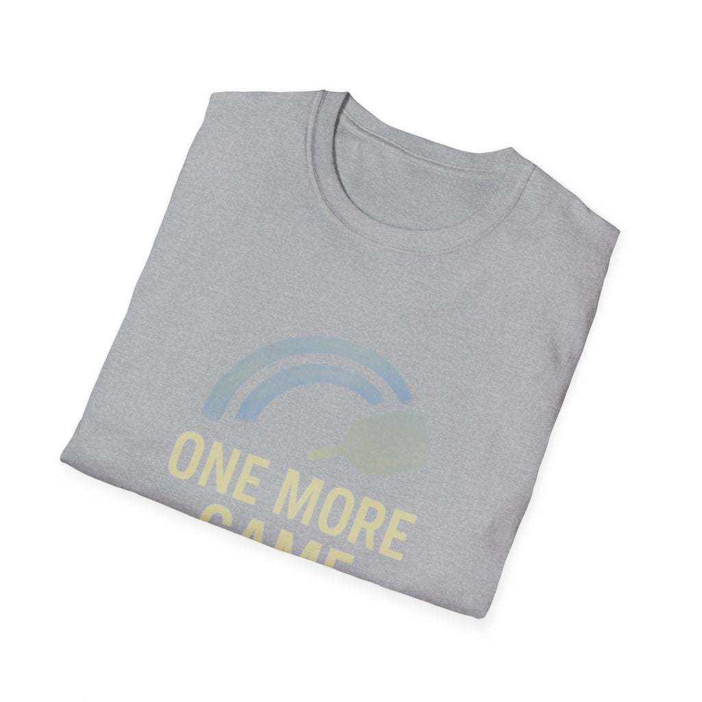 One More Game Pickleball Graphic T-Shirt