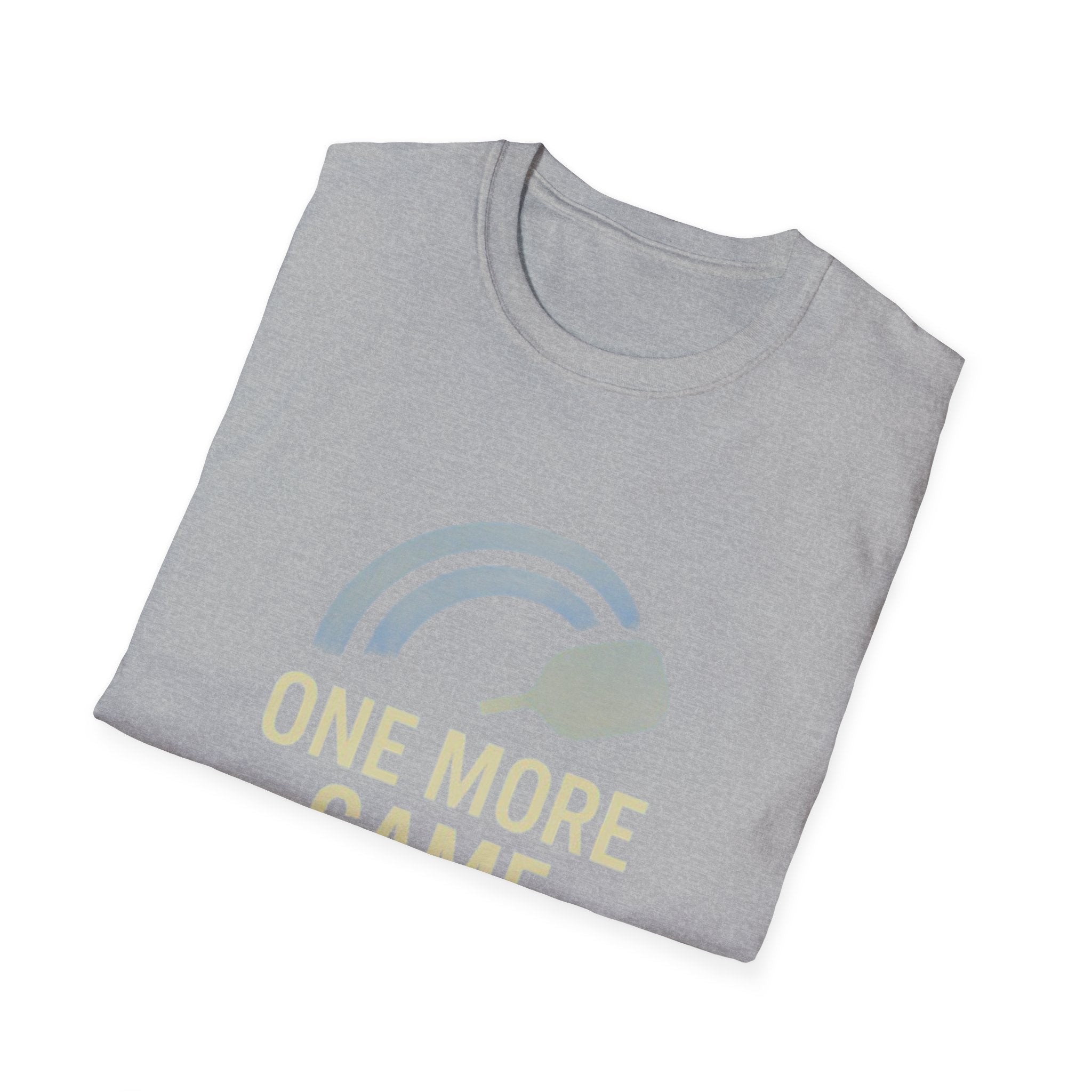 One More Game Pickleball Graphic T-Shirt