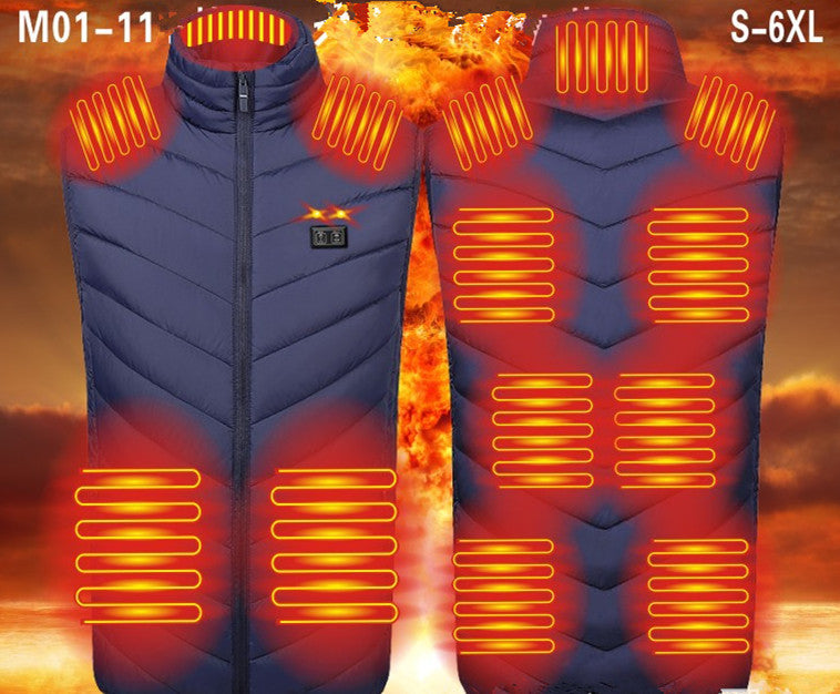 HeatVest: Heated Vest 11 Zones