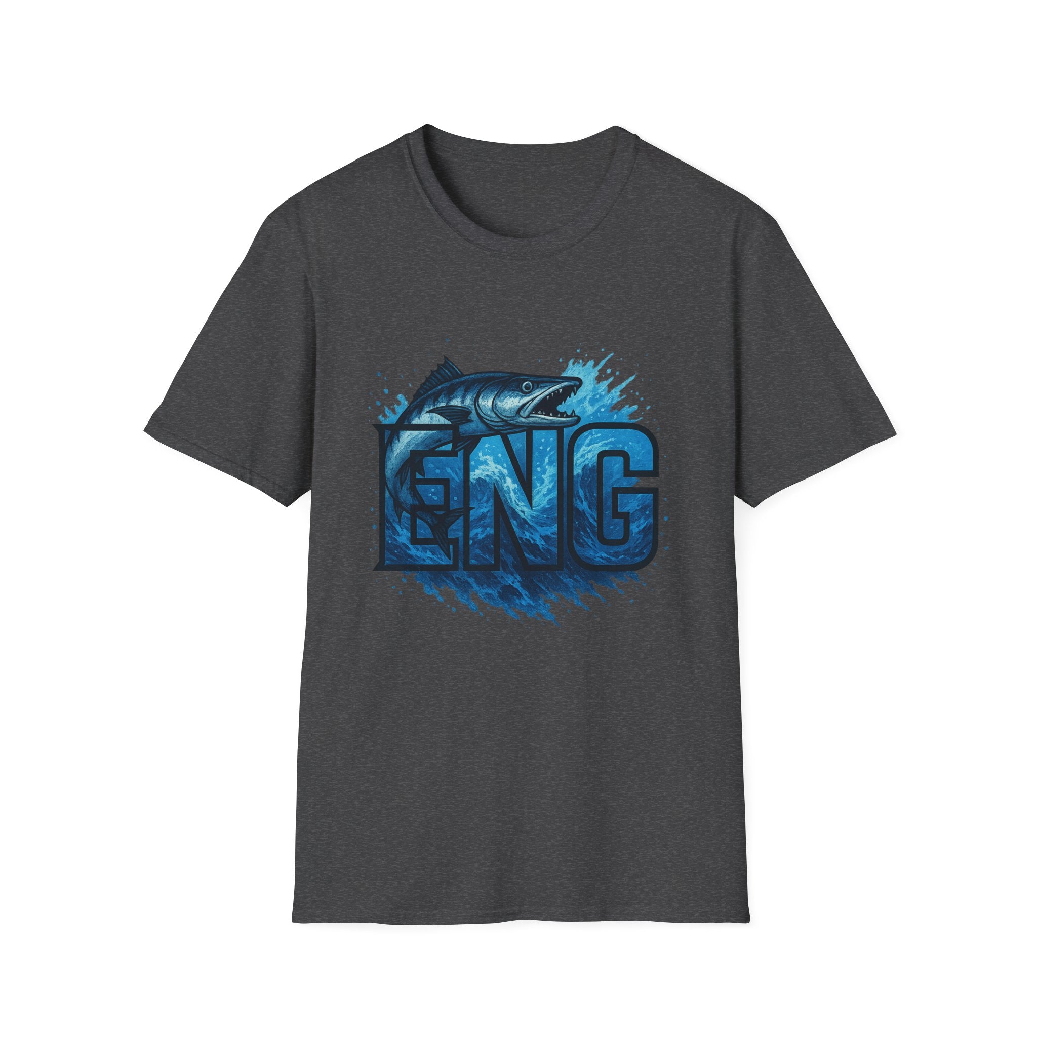 ENG Blue Marlin Fishing T‑Shirt — Sporty Ocean Graphic Tee