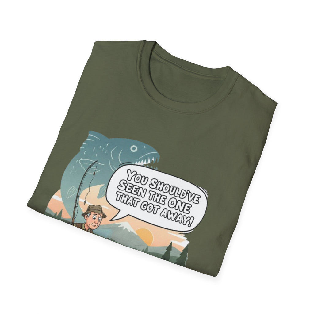 Fishing T-Shirt — "You Should've Seen The One That Got Away" Cute Camper Fishing Graphic