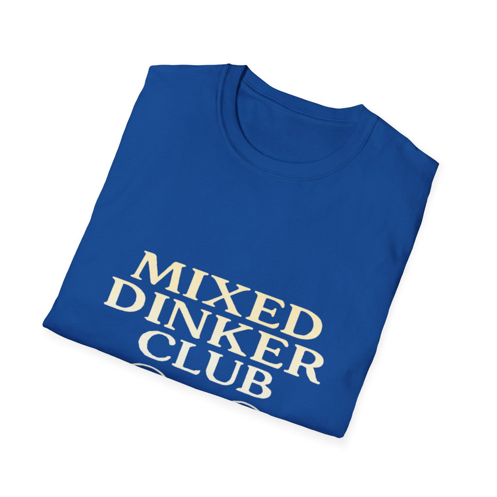 Mixed Dinker Blue Pickleball T-Shirt Graphic Tee