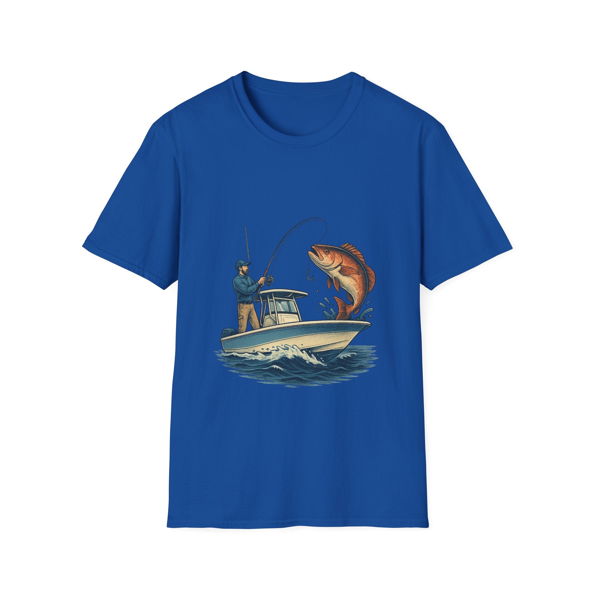 Fishing Boat T-Shirt — Big Catch Graphic Tee