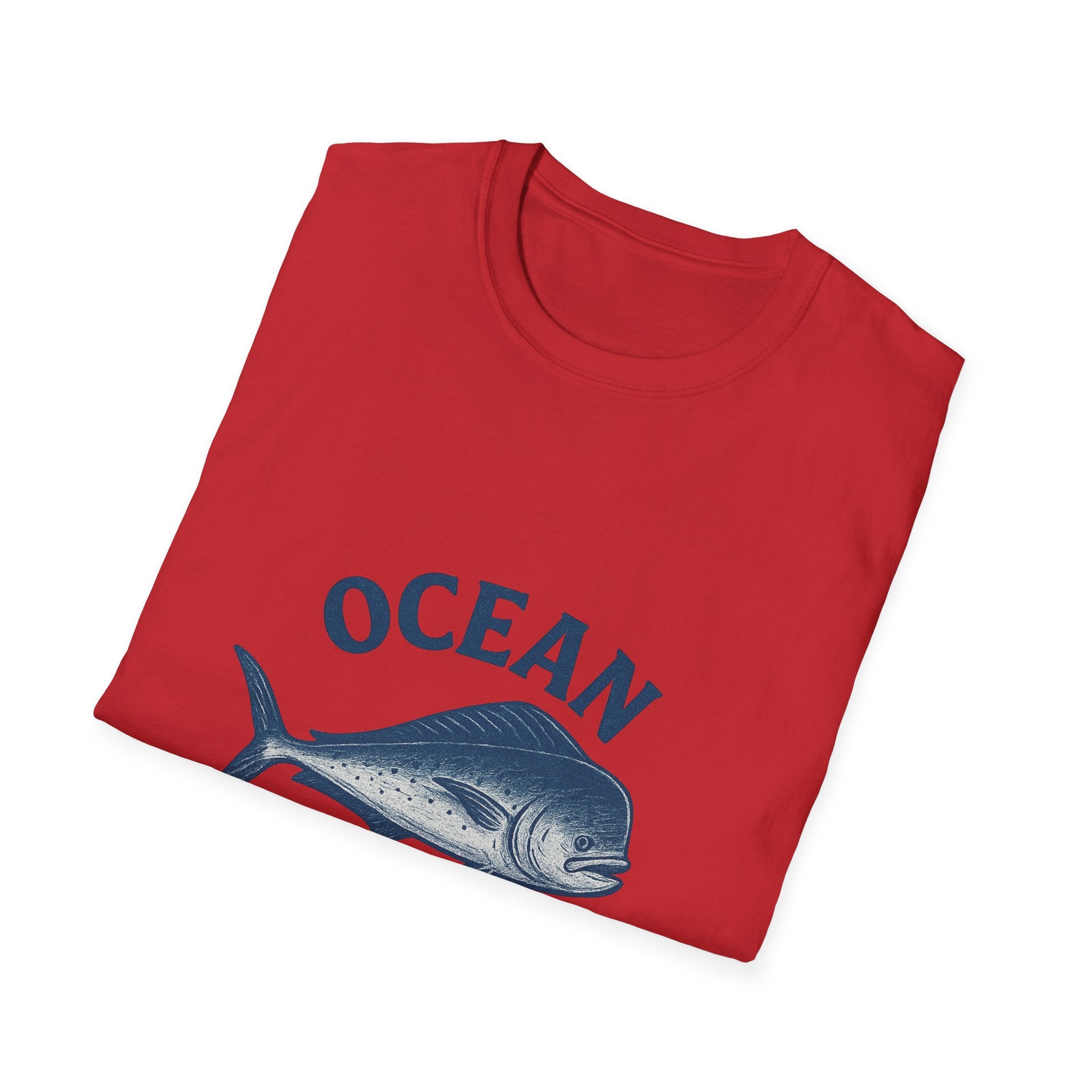Ocean Quest T-Shirt — Vintage Tuna Fish Graphic Tee for Fishermen & Beach Lovers