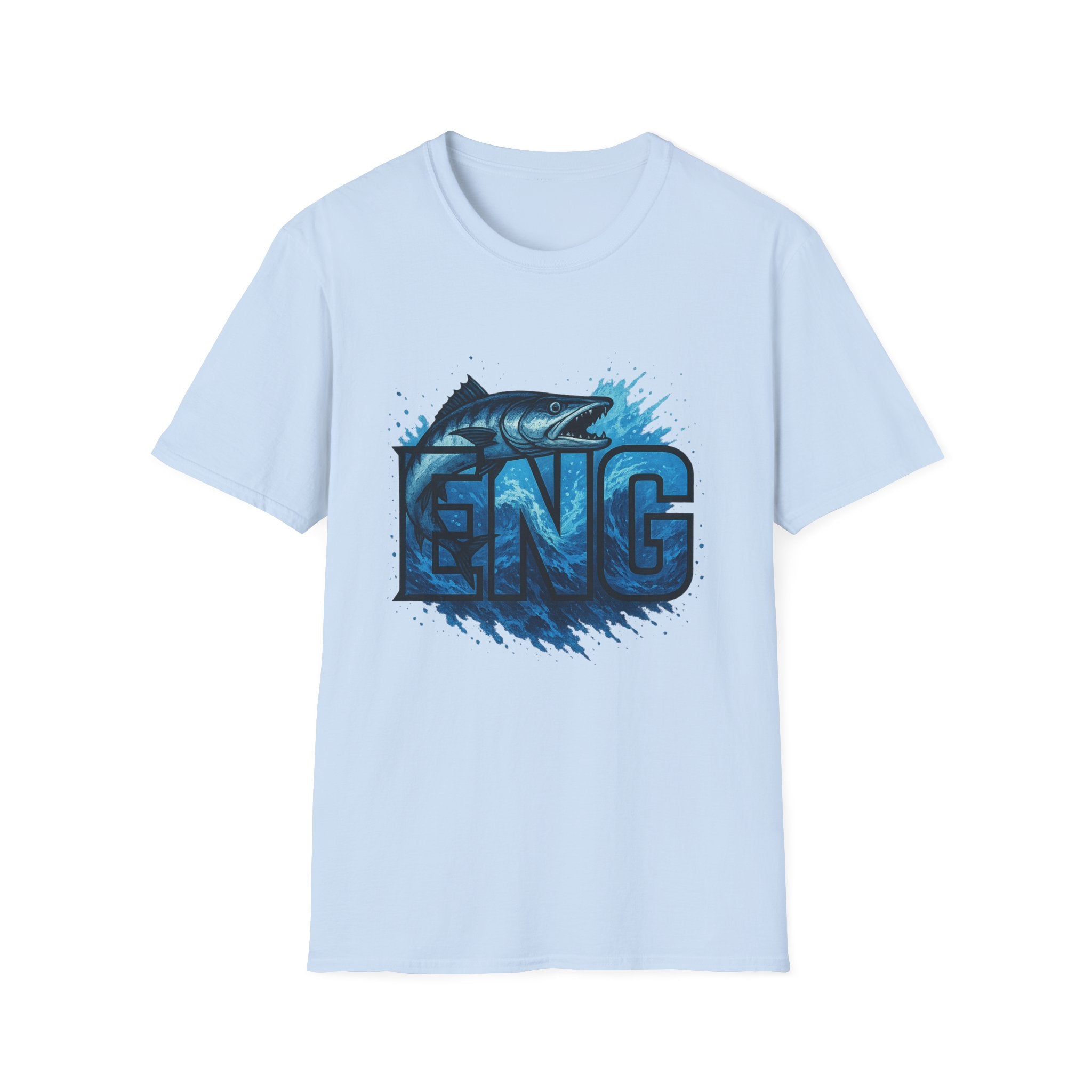 ENG Blue Marlin Fishing T‑Shirt — Sporty Ocean Graphic Tee