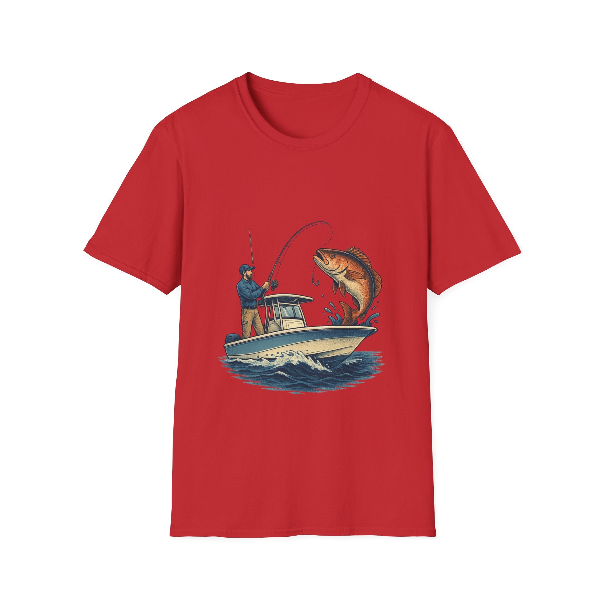 Fishing Boat T-Shirt — Big Catch Graphic Tee