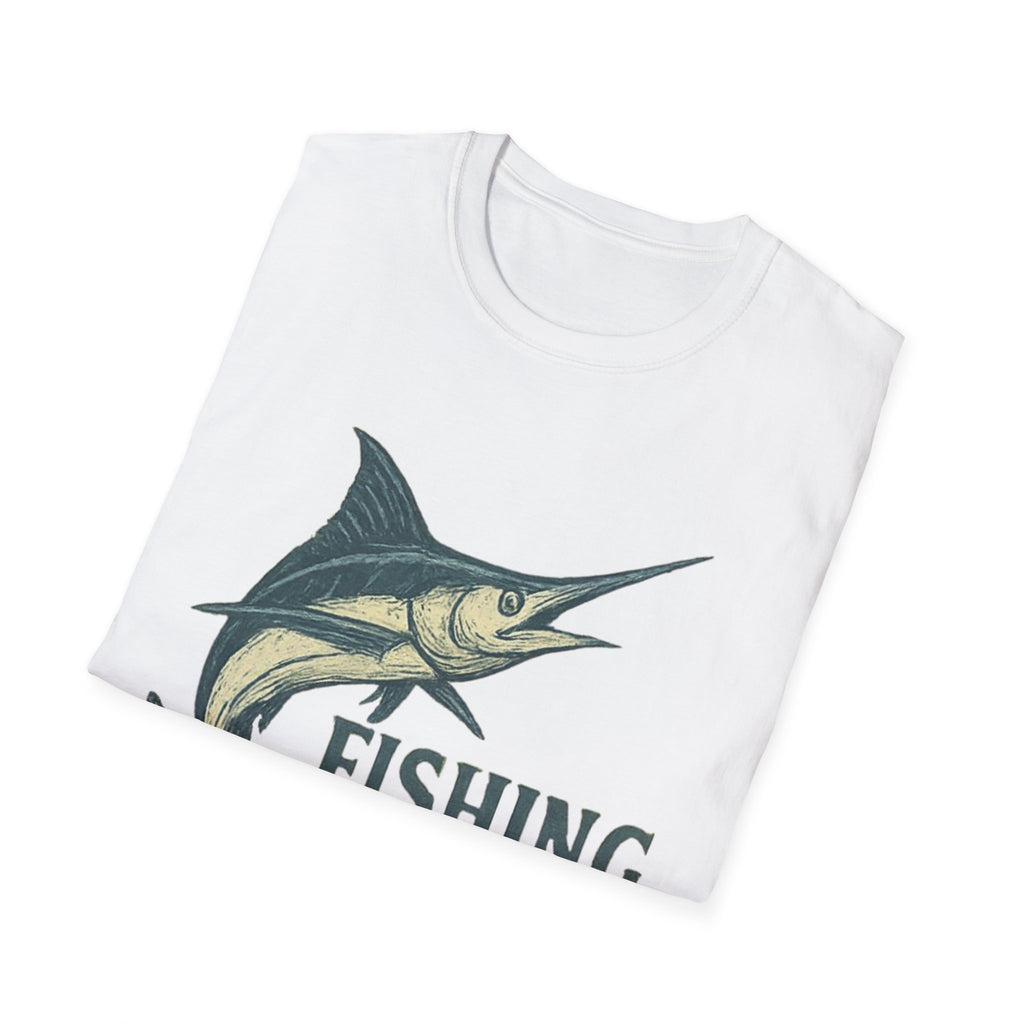 Fishing Tournament T-Shirt — Marlin Splash Graphic Tee for Anglers