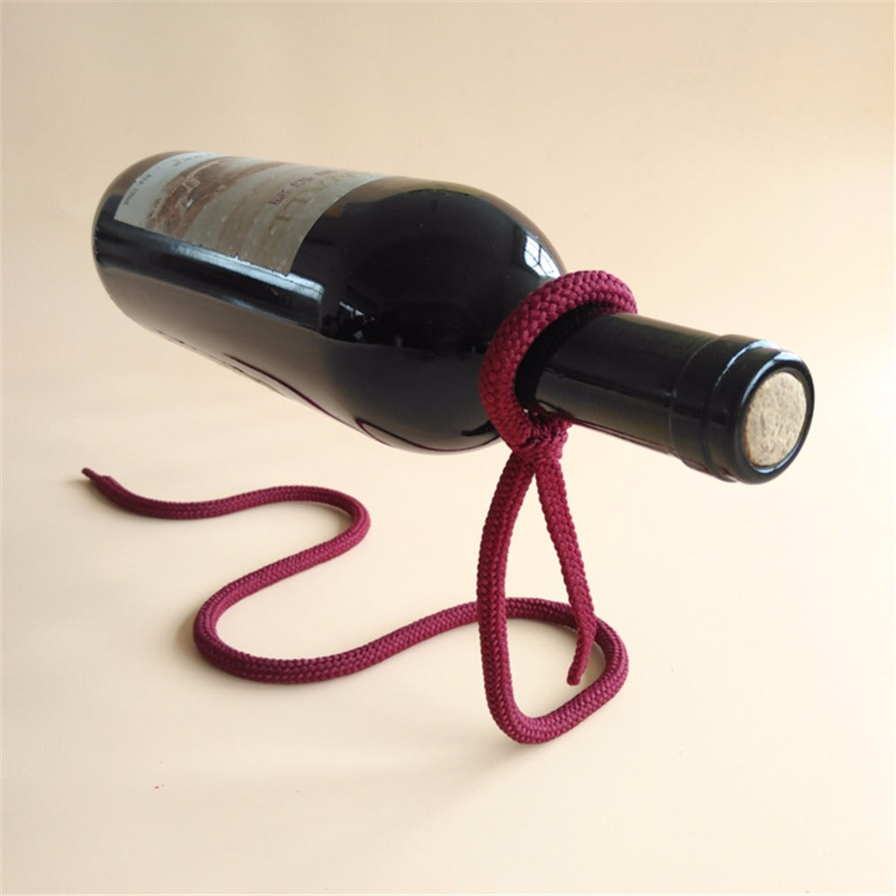 Unique Magic Illusion Floating Wine Bottle Holder - Enhance Your Bar's Elegance