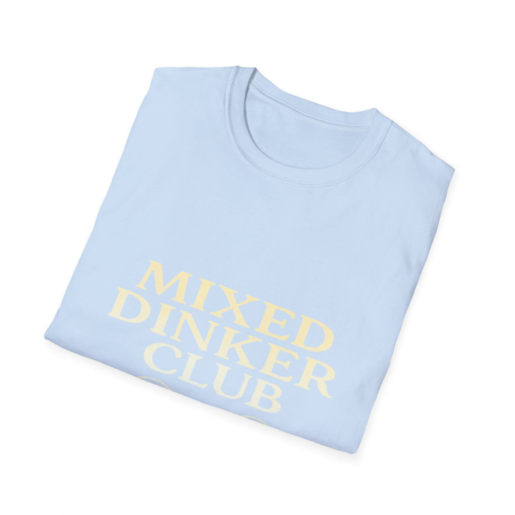 Mixed Dinker Blue Pickleball T-Shirt Graphic Tee