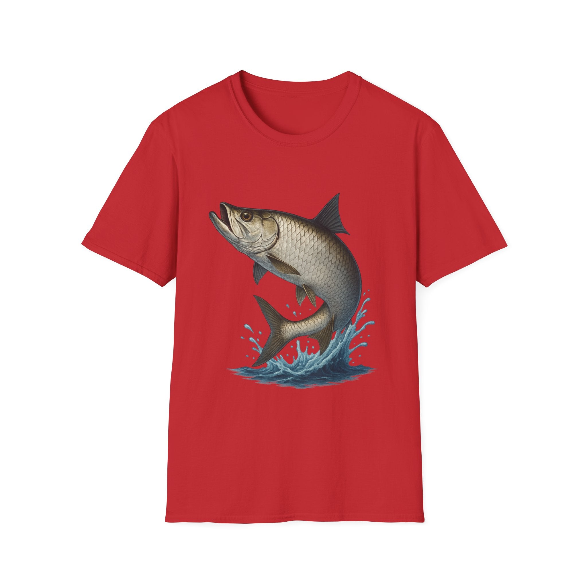 Tarpon Jump T-Shirt — Vintage Fishing Tee for Anglers