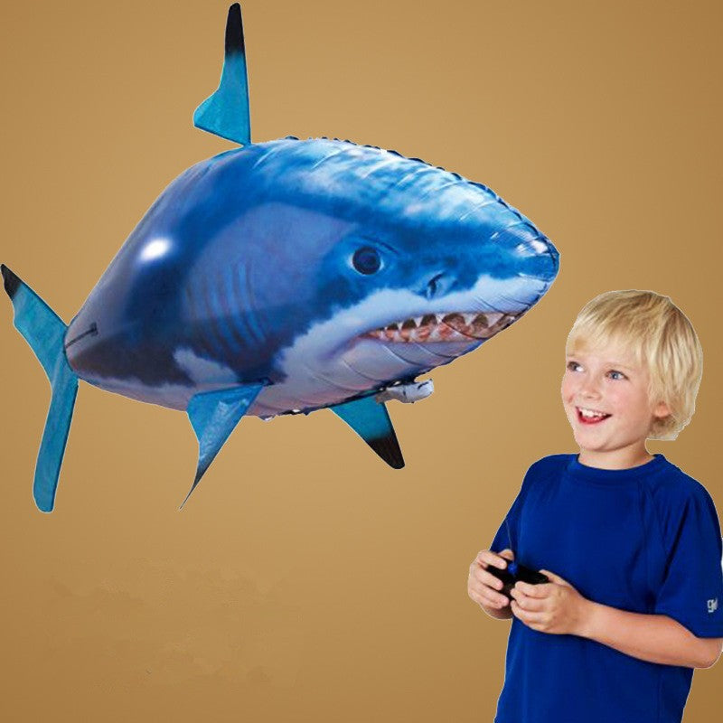 Remote Control Shark Toy | Infrared Flying RC Air Swimming Fish Balloons