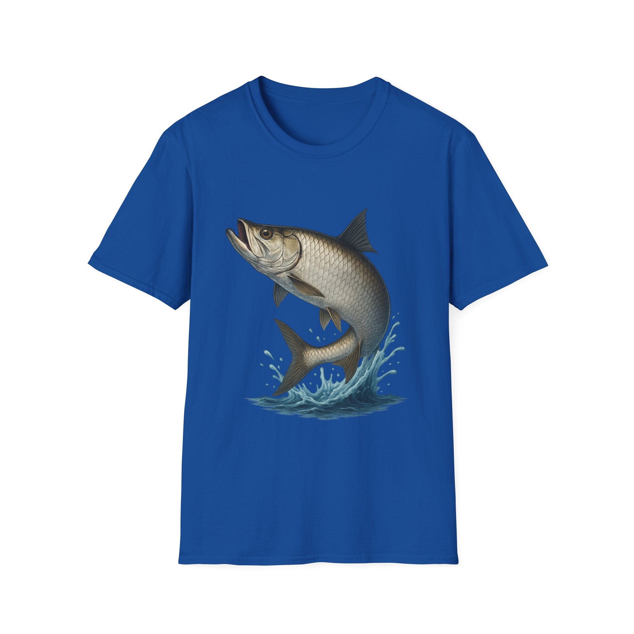 Tarpon Jump T-Shirt — Vintage Fishing Tee for Anglers