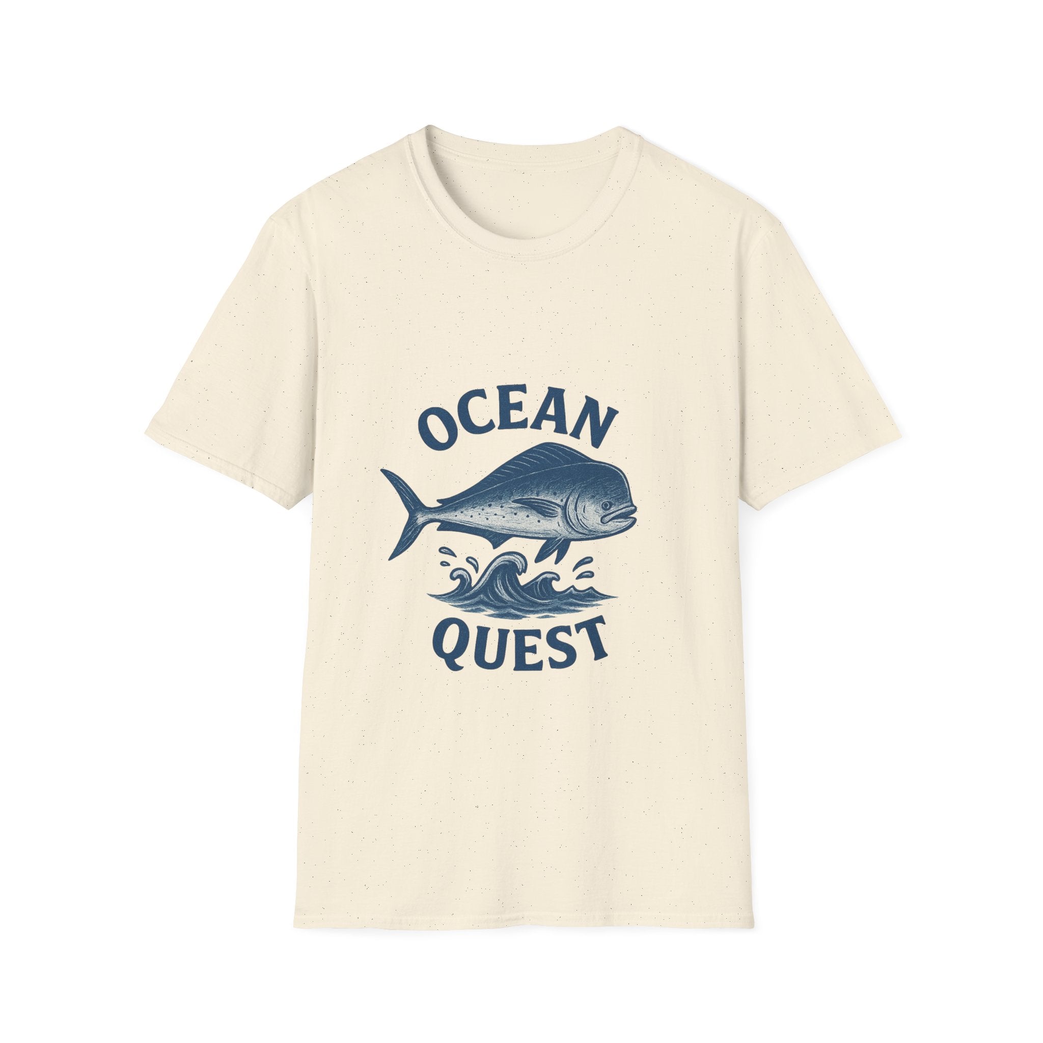 Ocean Quest T-Shirt — Vintage Tuna Fish Graphic Tee for Fishermen & Beach Lovers