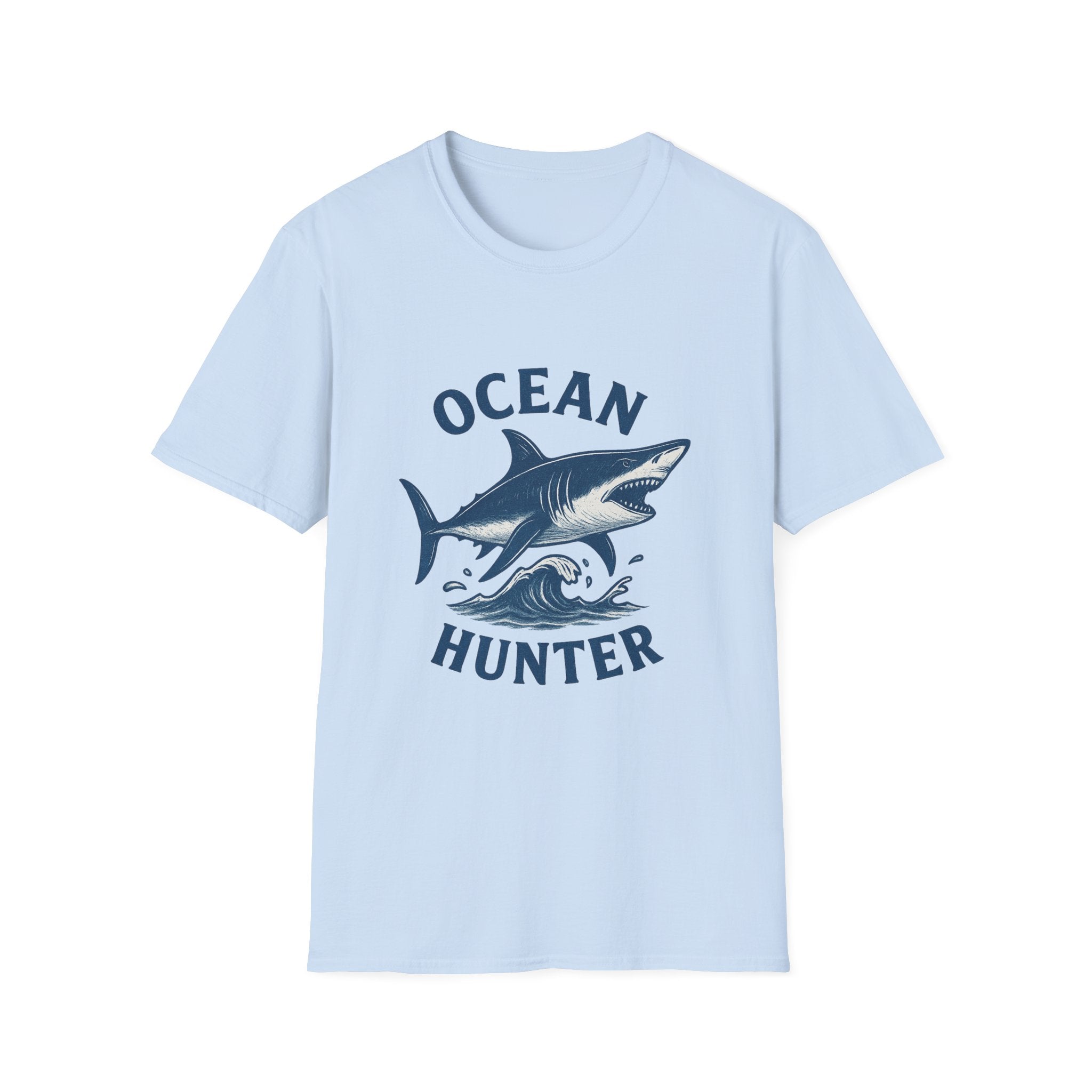 Ocean Hunter Shark T-Shirt — Graphic Marine Fishing Tee