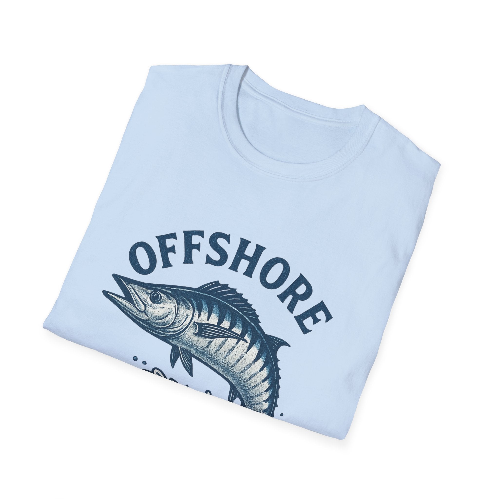 Fishing T-Shirt — "Offshore Adventure" Maritime Graphic Tee