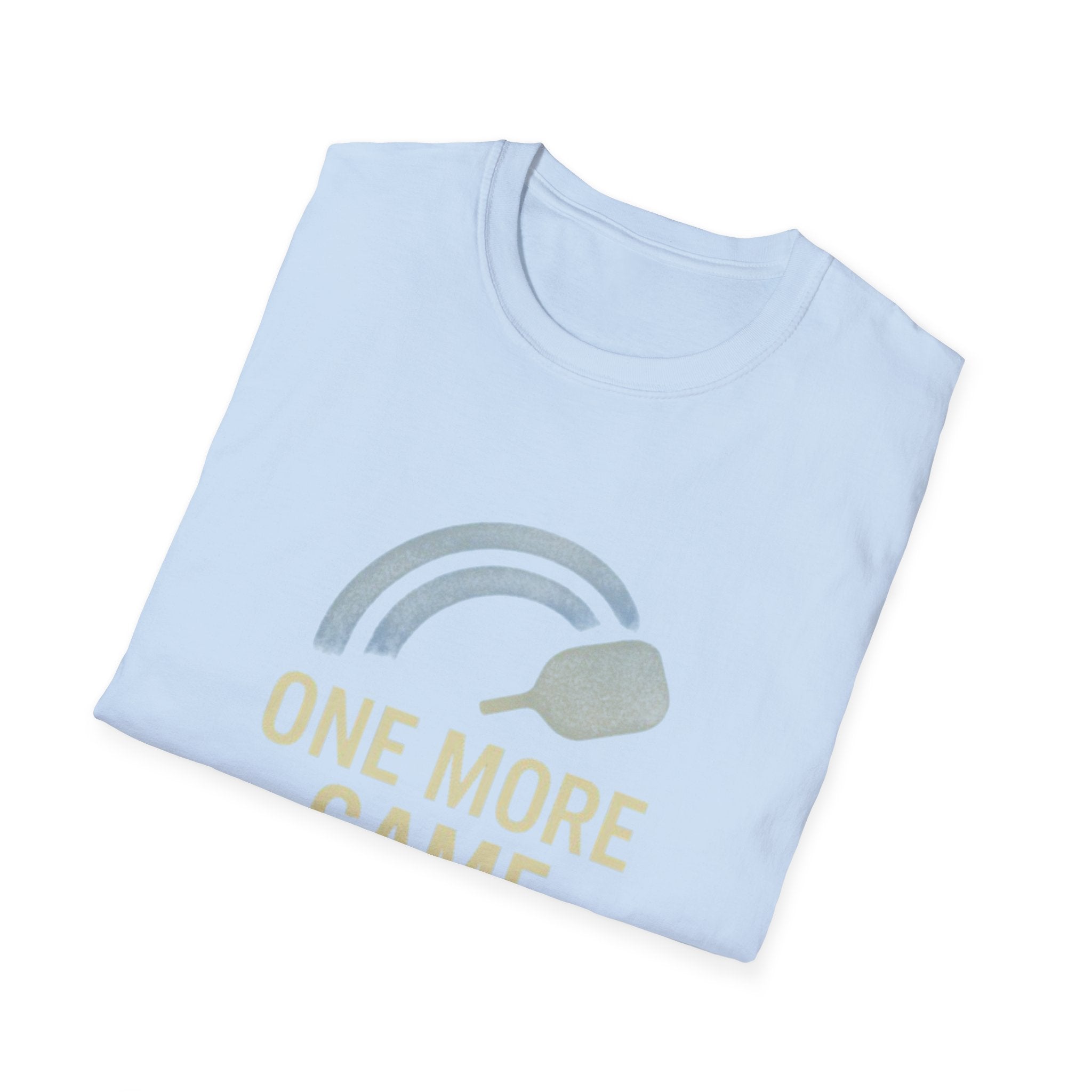 One More Game Pickleball Graphic T-Shirt