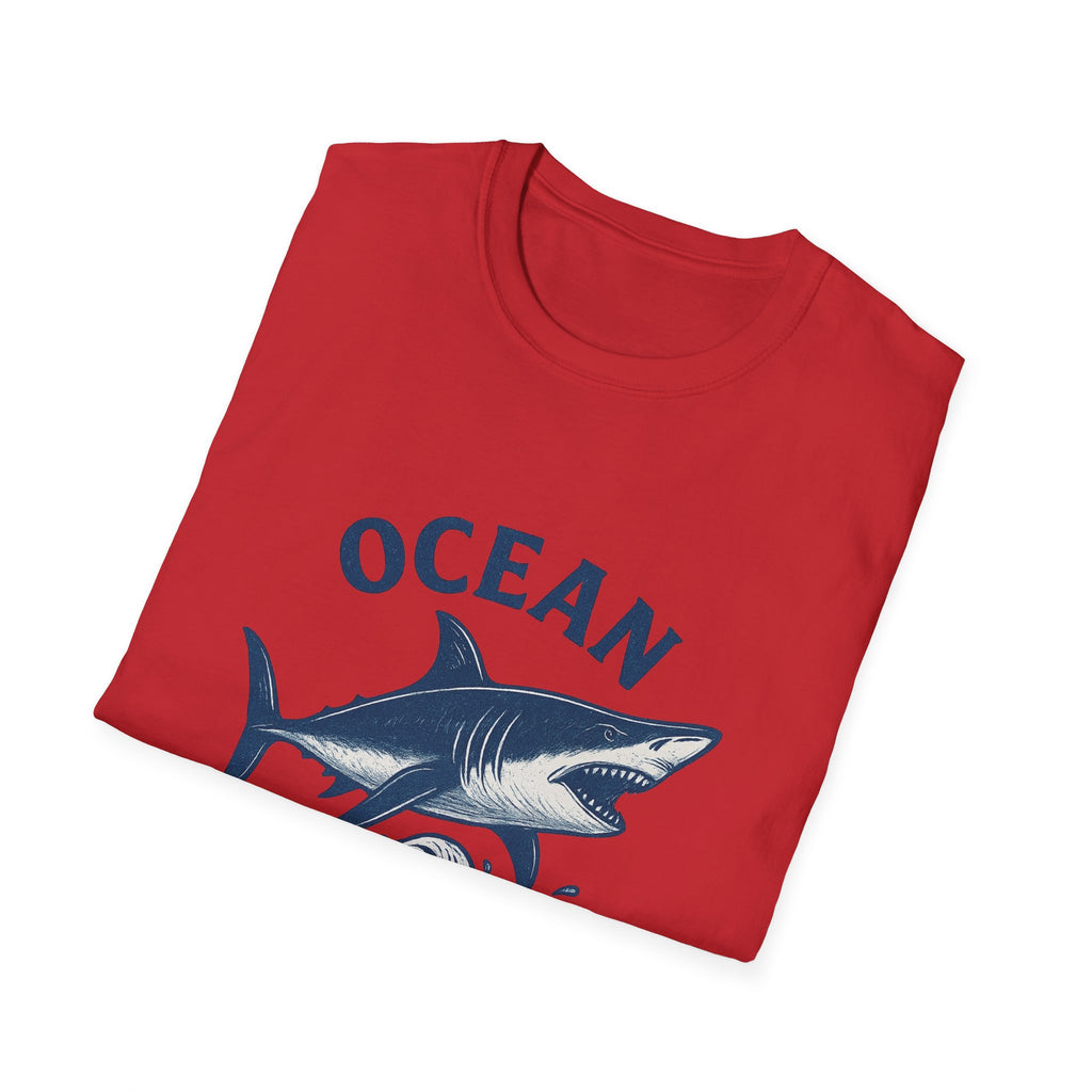 Ocean Hunter Shark T-Shirt — Graphic Marine Fishing Tee