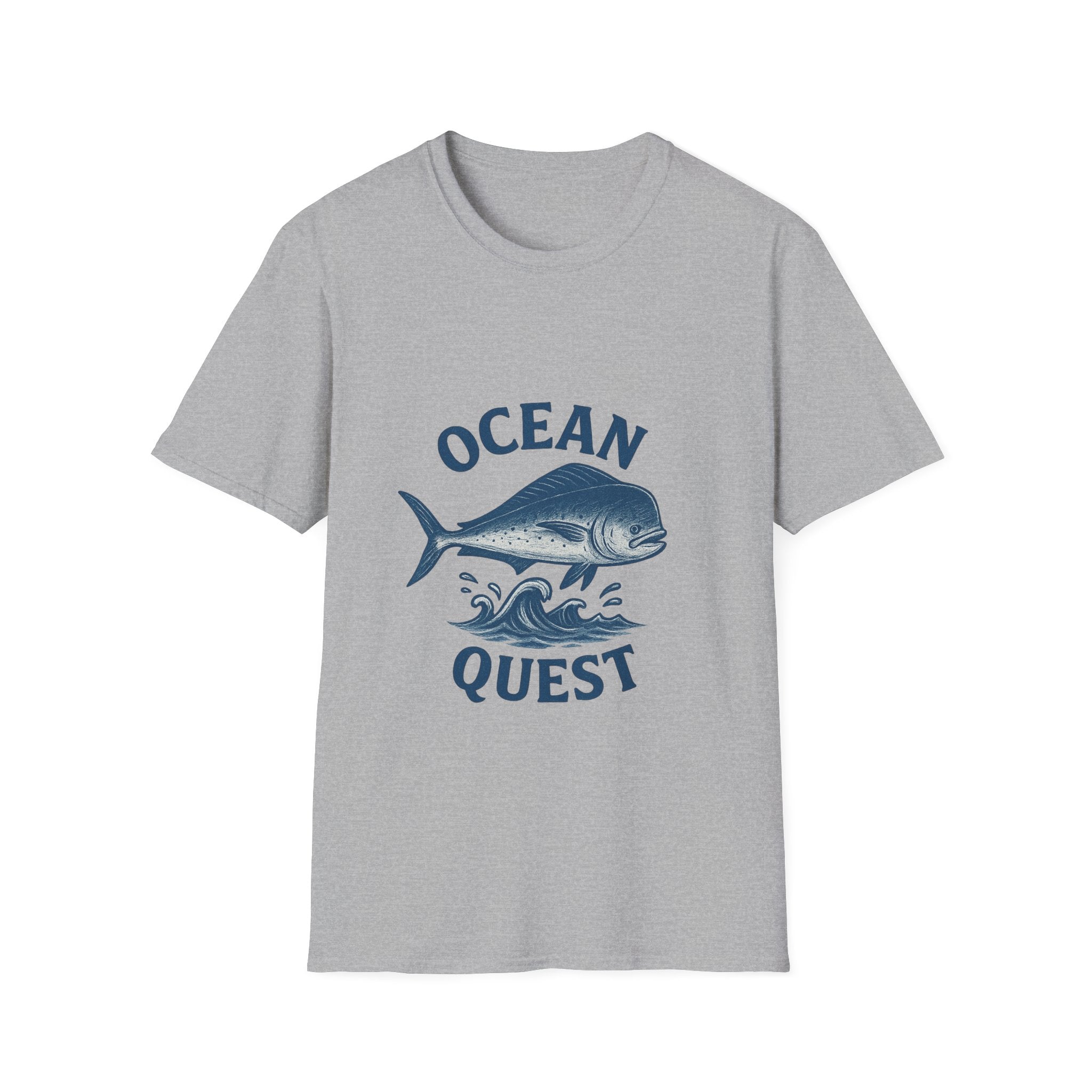 Ocean Quest T-Shirt — Vintage Tuna Fish Graphic Tee for Fishermen & Beach Lovers