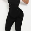 Seamless Knit Yoga Pants for Women | Moisture-Wicking Fitness Wear