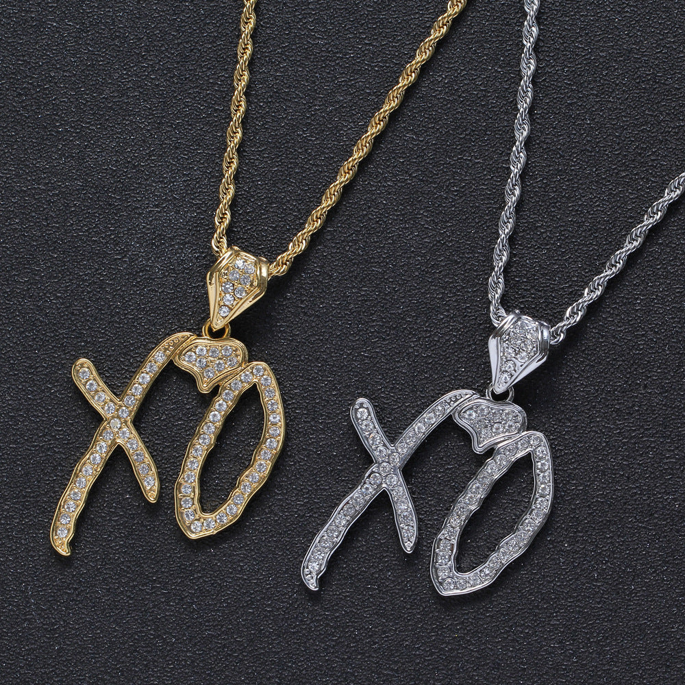 Signature Style Letter "XO" Pendant