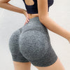 High-Waist Stretch Peach Hip Shorts - Quick-Dry Yoga Shorts for Women
