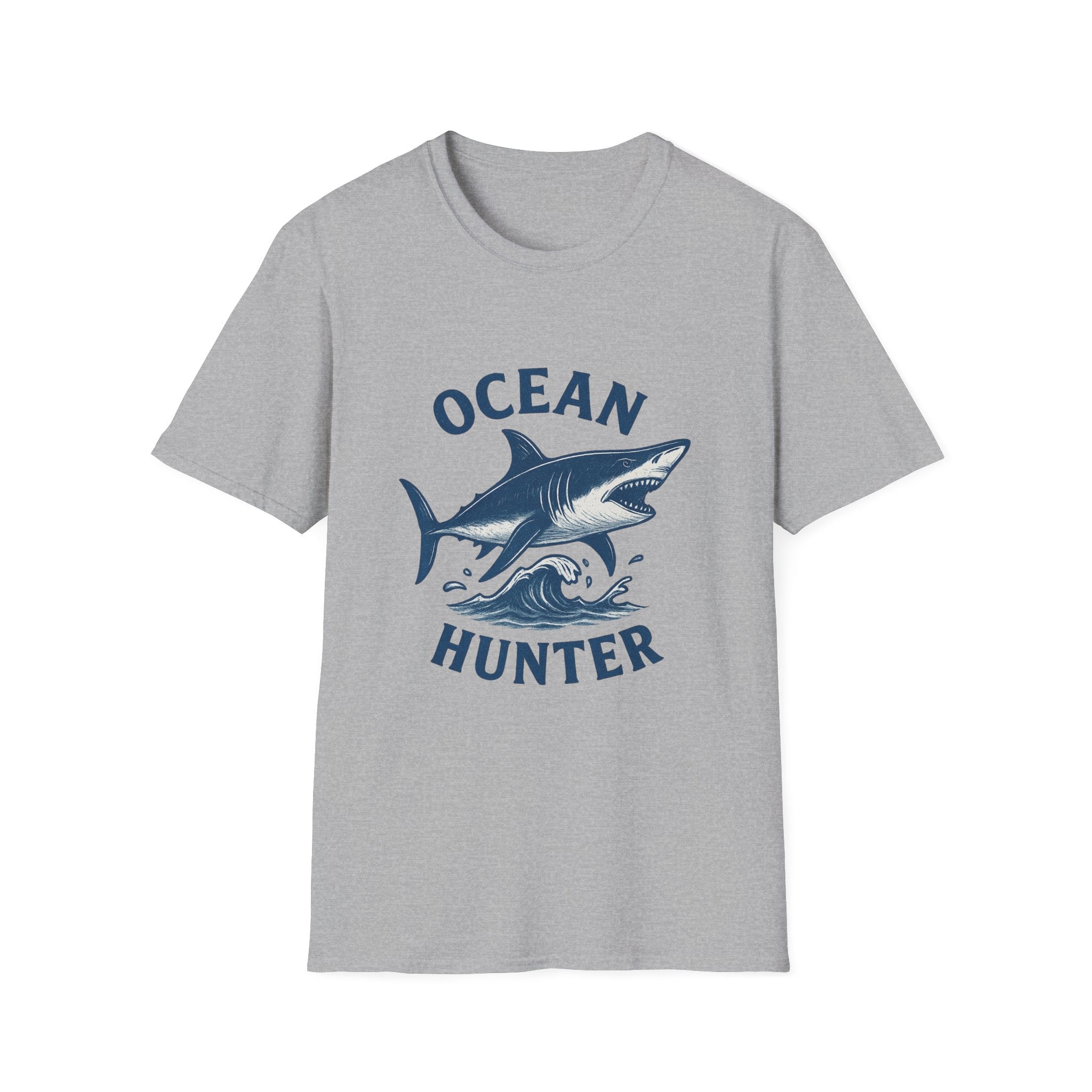 Ocean Hunter Shark T-Shirt — Graphic Marine Fishing Tee