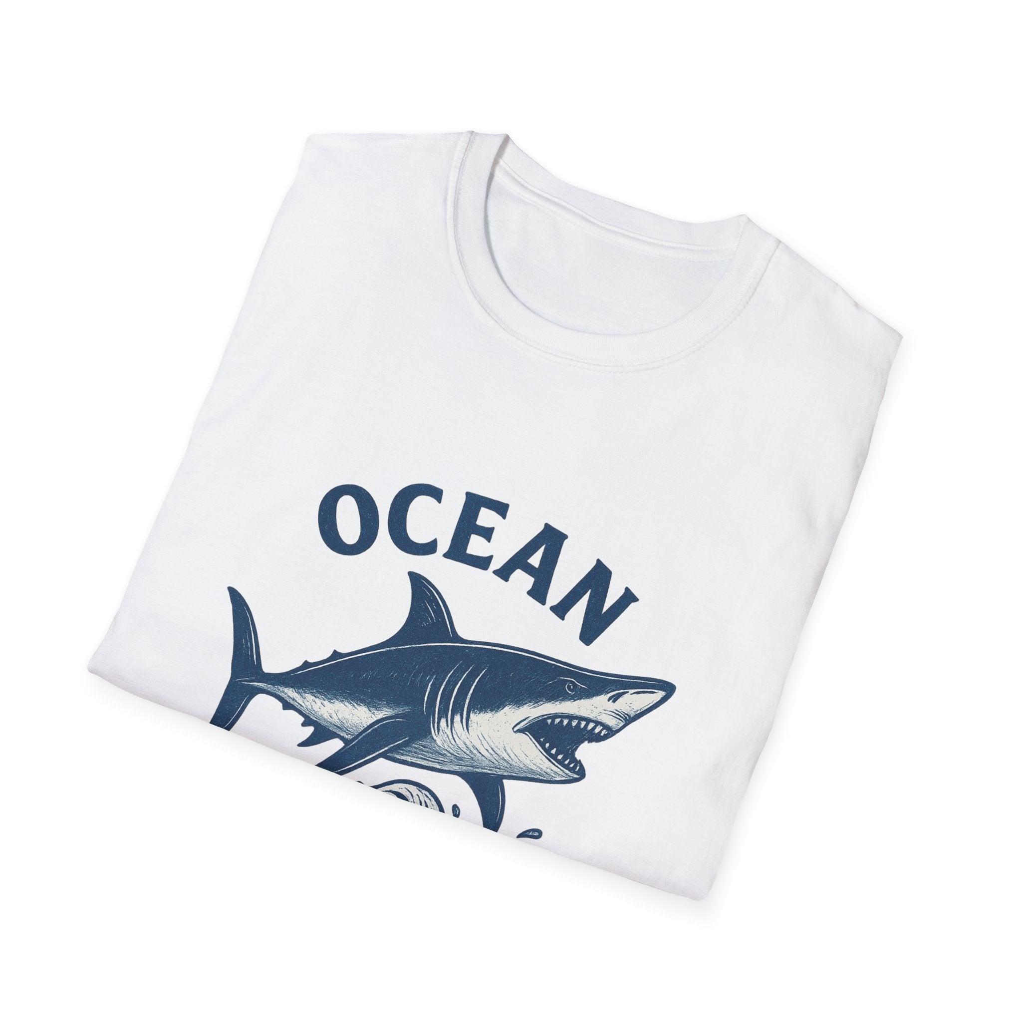 Ocean Hunter Shark T-Shirt — Graphic Marine Fishing Tee