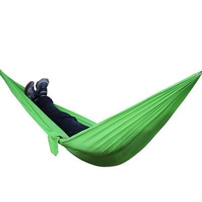 Premium Outdoor Hammock - Durable 210T Nylon Parachute Fabric, Portable & Comfortable for Camping, Hiking