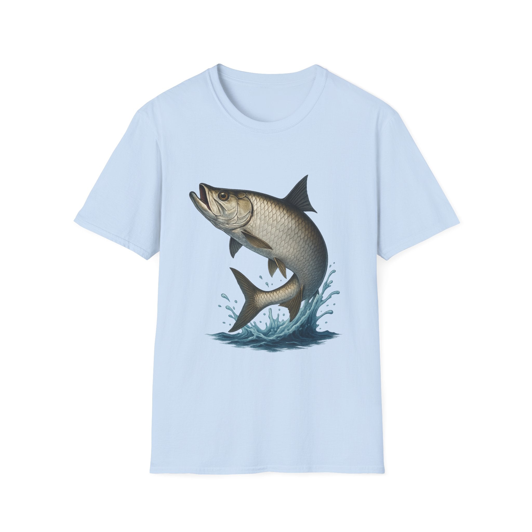 Tarpon Jump T-Shirt — Vintage Fishing Tee for Anglers