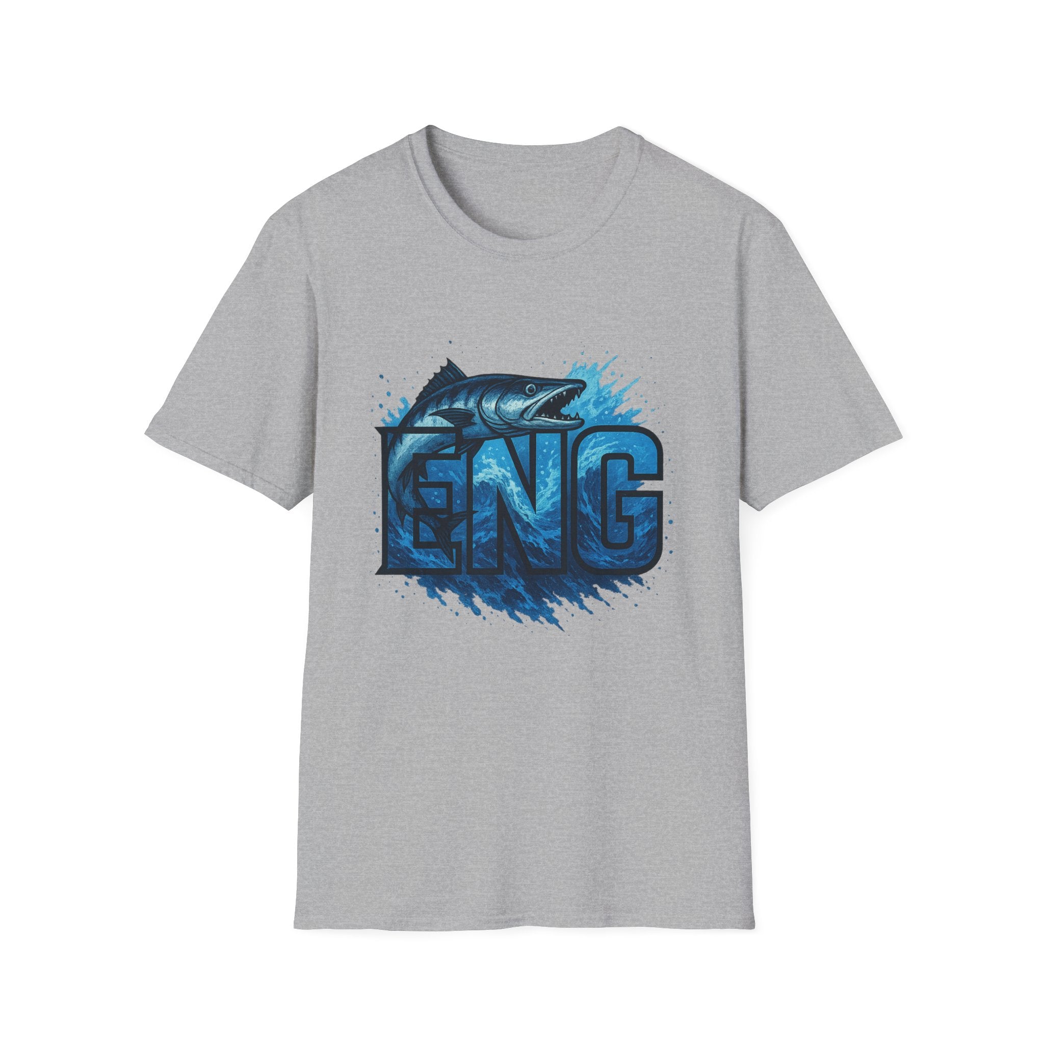 ENG Blue Marlin Fishing T‑Shirt — Sporty Ocean Graphic Tee