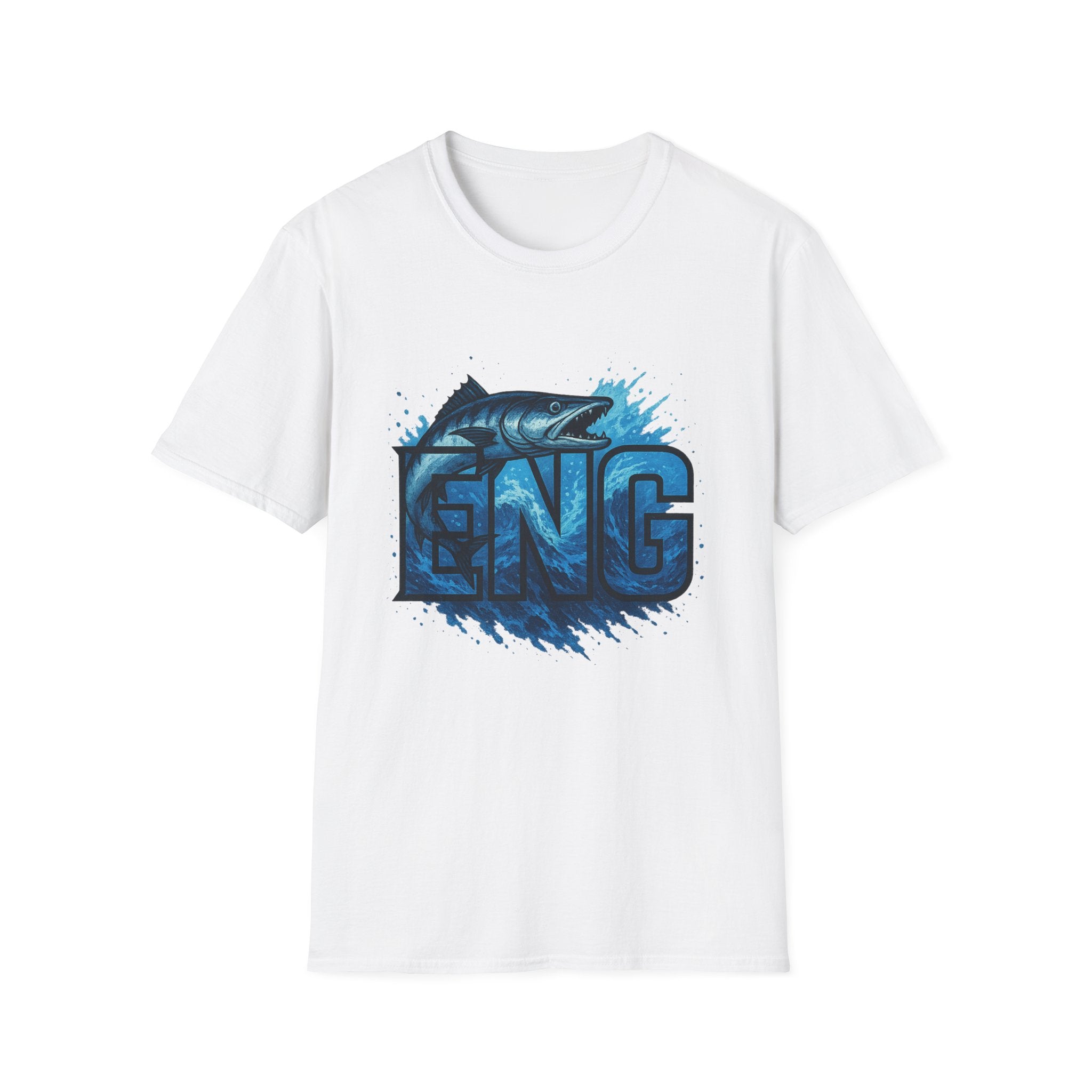 ENG Blue Marlin Fishing T‑Shirt — Sporty Ocean Graphic Tee