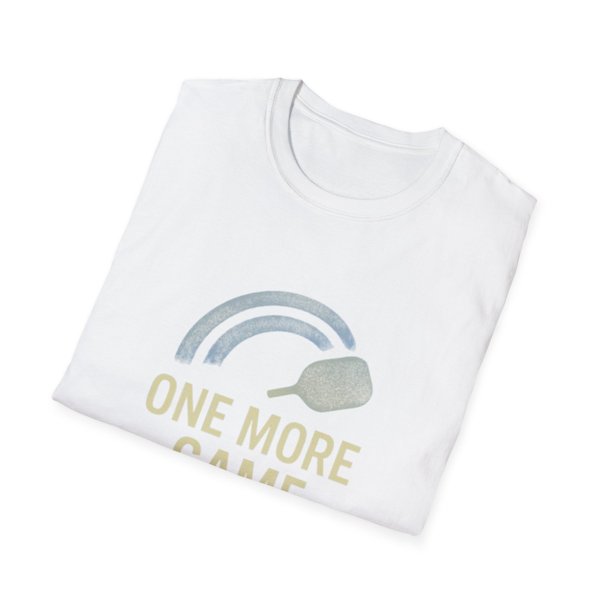 One More Game Pickleball Graphic T-Shirt