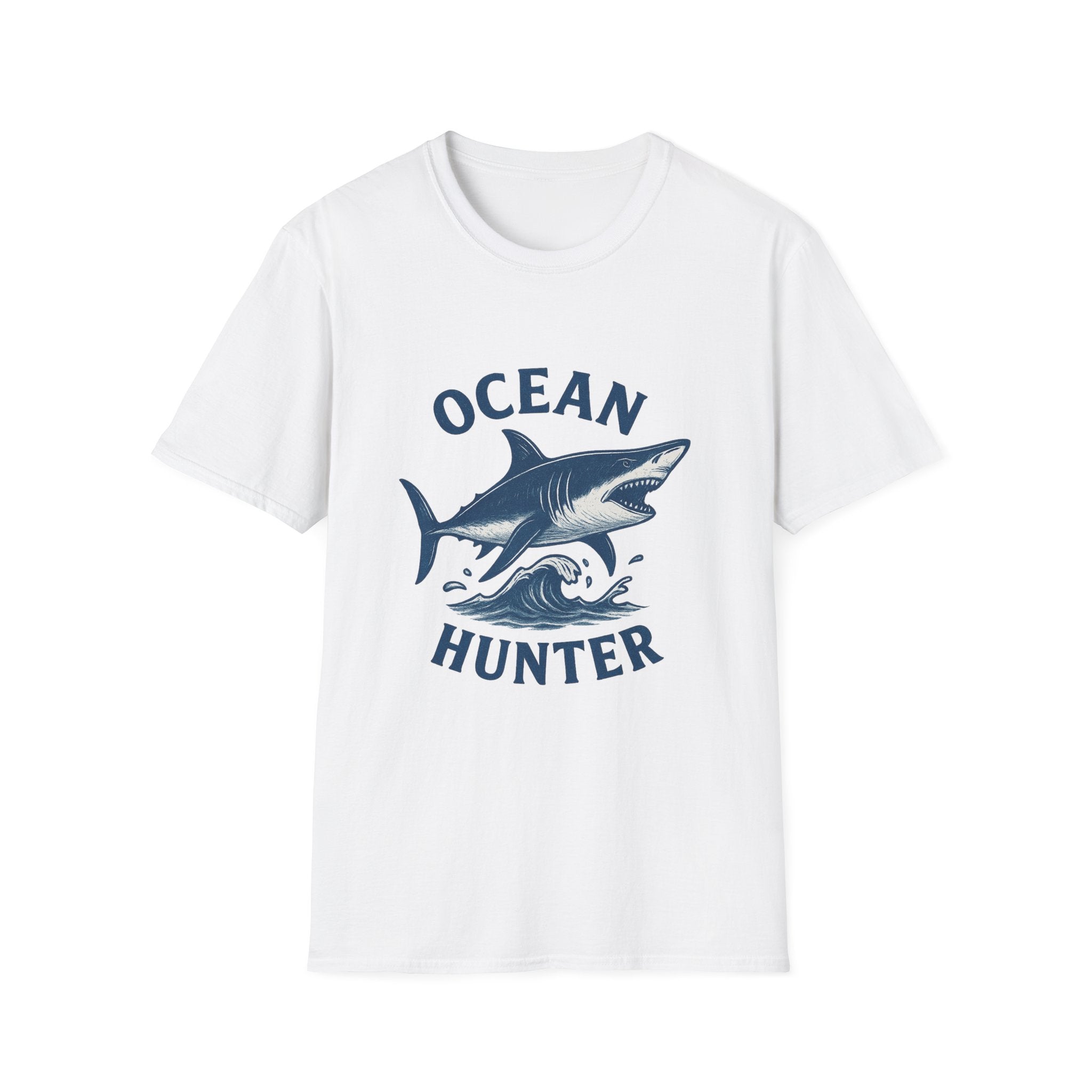 Ocean Hunter Shark T-Shirt — Graphic Marine Fishing Tee