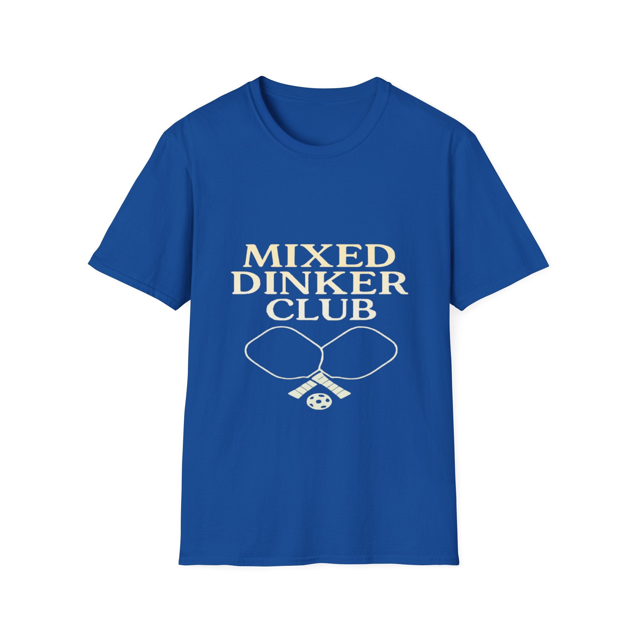 Mixed Dinker Blue Pickleball T-Shirt Graphic Tee