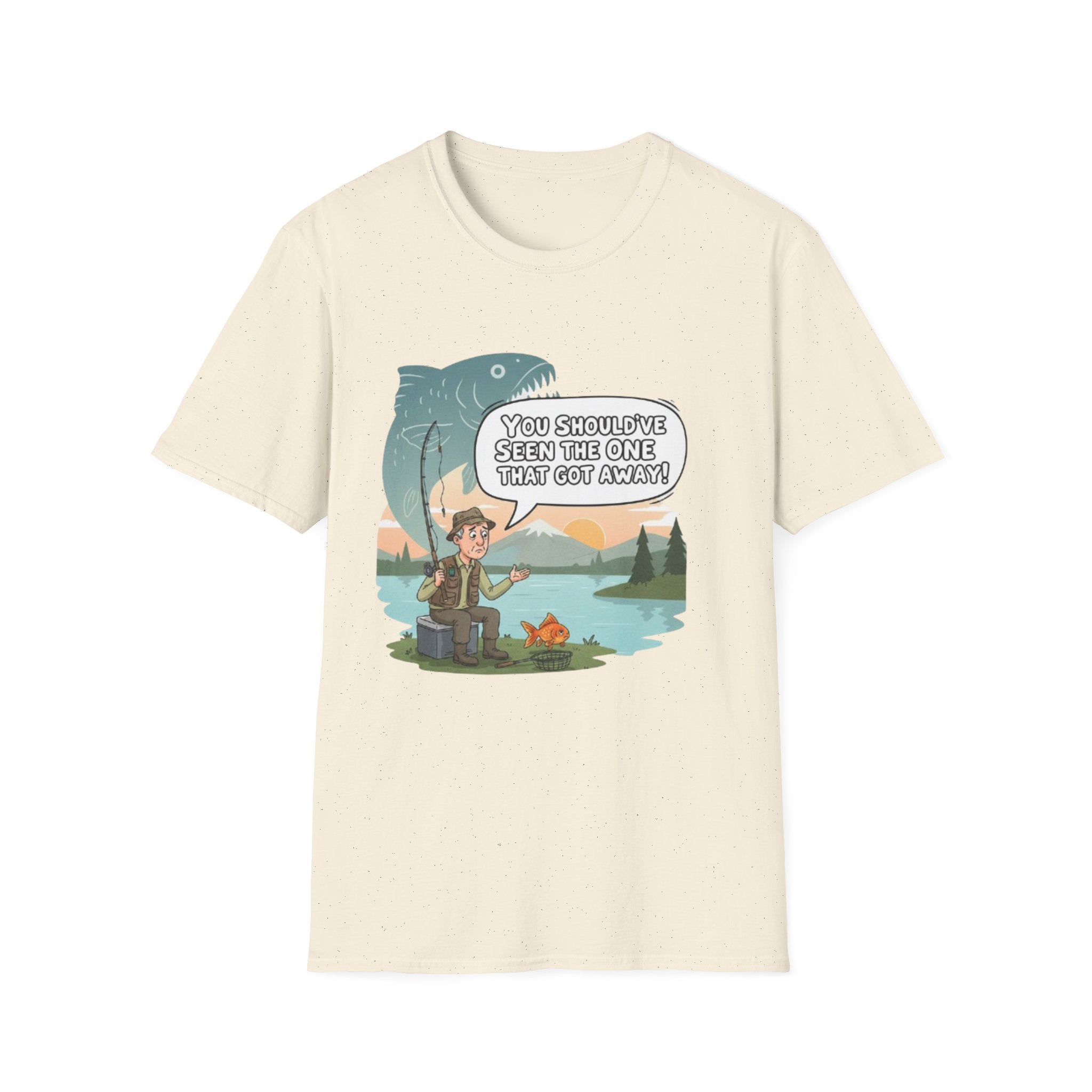 Fishing T-Shirt — "You Should've Seen The One That Got Away" Cute Camper Fishing Graphic
