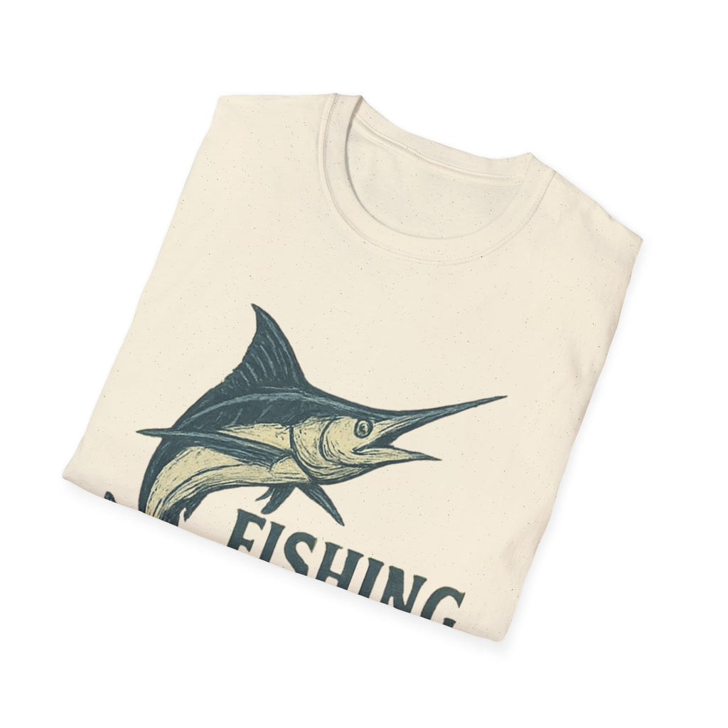 Fishing Tournament T-Shirt — Marlin Splash Graphic Tee for Anglers