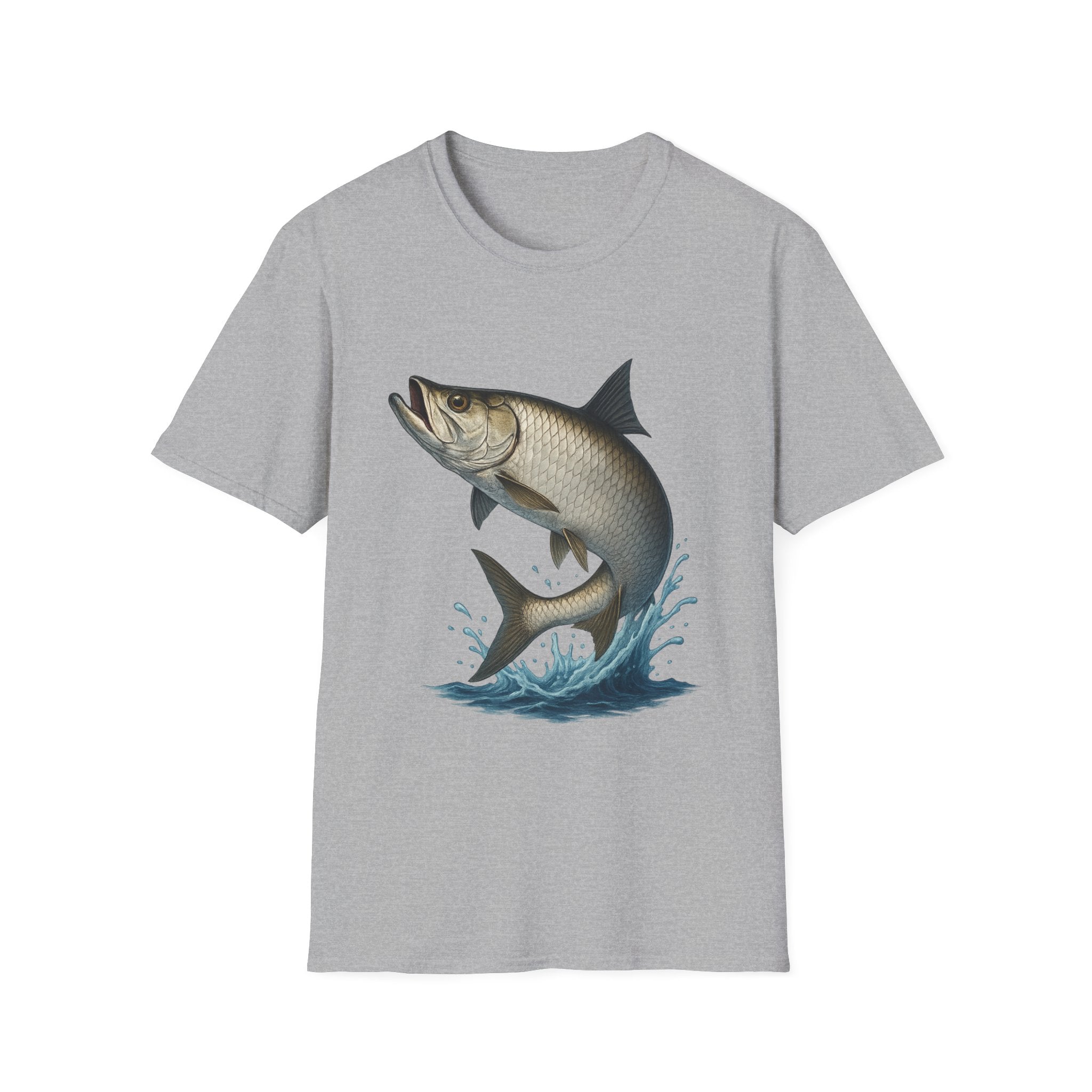 Tarpon Jump T-Shirt — Vintage Fishing Tee for Anglers
