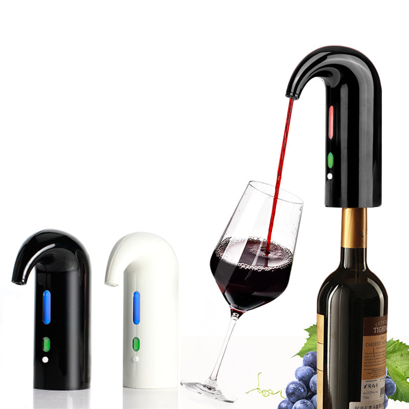 Experience Wine with the Portable Electric Wine Pourer & Decanter