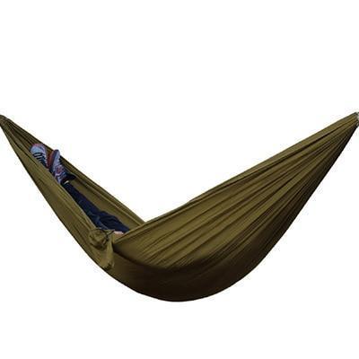 Premium Outdoor Hammock - Durable 210T Nylon Parachute Fabric, Portable & Comfortable for Camping, Hiking