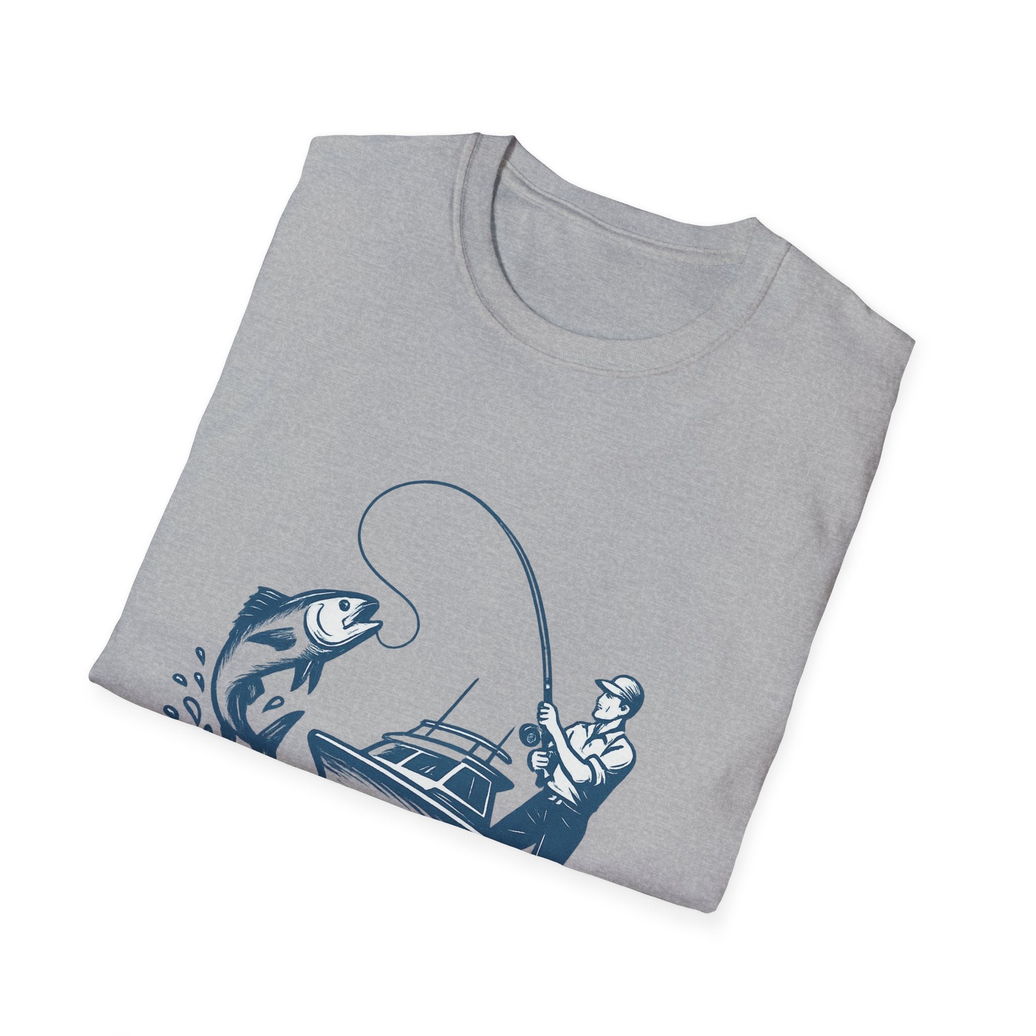 Fishing Boat T-Shirt — Angler Catch Graphic Tee