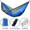 Premium Outdoor Hammock - Durable 210T Nylon Parachute Fabric, Portable & Comfortable for Camping, Hiking